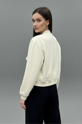Simone | Button-Front Jacket with Elastic Hem 3