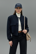 Simone | Button-Front Jacket with Elastic Hem 6
