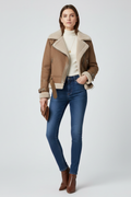 Women’s Jacket with Zip Closure and Textured Outer Surface 2