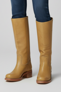 Round Toe Block Heel Knee-High Boots for Women 6