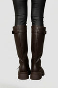 Platform Side Zip Knee-High Boots for Women 6