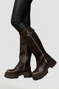 Platform Side Zip Knee-High Boots for Women 5