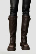 Platform Side Zip Knee-High Boots for Women 2