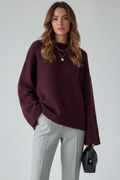 Yara | Elegant Women's Textured Knit Pullover 2
