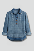 Lorna | Elegant Women's Textured Knit Top 1