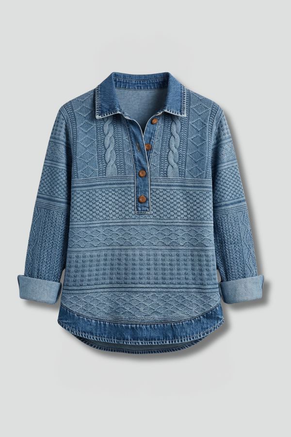 Lorna | Elegant Women's Textured Knit Top