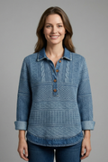 Lorna | Elegant Women's Textured Knit Top 2