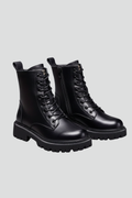 Chunky Sole Lace-Up Ankle Boots for Women 1