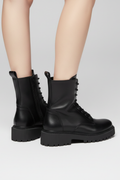 Chunky Sole Lace-Up Ankle Boots for Women 4