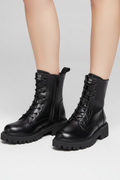 Chunky Sole Lace-Up Ankle Boots for Women 3