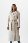 Isabelle | Elegant Belted Double-Breasted Coat 2