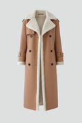 Margot | Elegant Lapel Collar Coat with Trim Detail 1