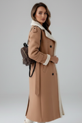 Margot | Elegant Lapel Collar Coat with Trim Detail 3