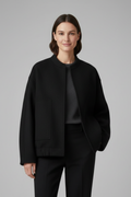 Odette | Oversized Ribbed-Collar Zip Jacket 6