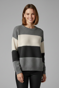 Winnie | Chic Women's Striped Ribbed Trim Sweater 5