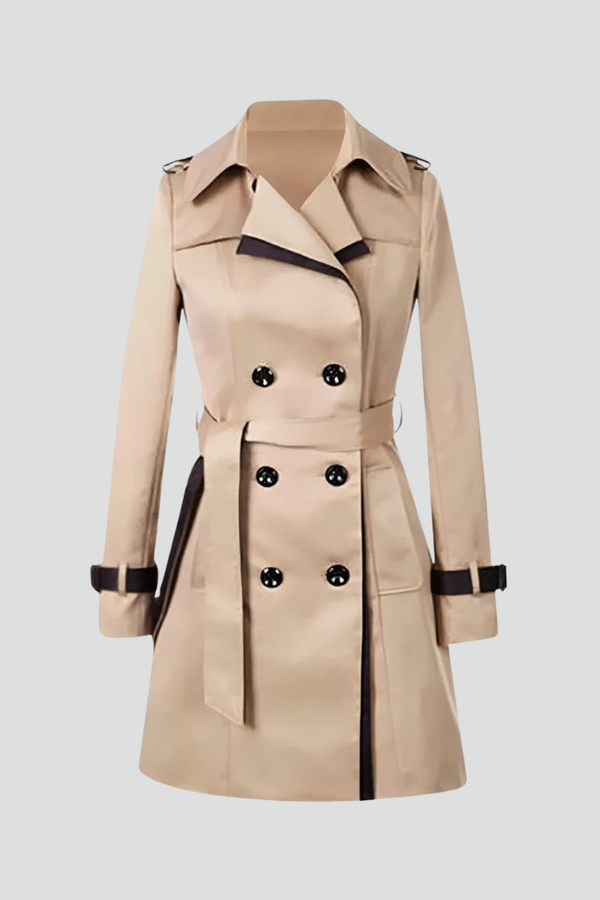 Camille | Elegant Women's Belted Trench Coat