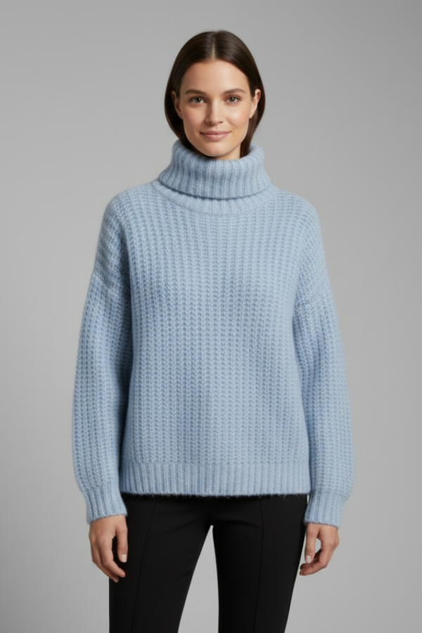 Nieve | Cozy Women's Ribbed Turtleneck Jumper
