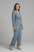Petra | Chic Women's Wrap Top Two-Piece Set 3