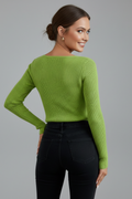 Valentina | Chic Women's V-Neck Knit Jumper 5