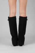 Wide Calf Block Heel Knee-High Boots for Women 3