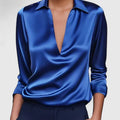 Women's Sophisticated Blouse Relaxed Elegant Fit 5