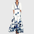 Elegant Wrap Midi Dress for Women 5
