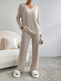 Sunniva | Chic Women's Two-Piece Pullover Sweater Set 1