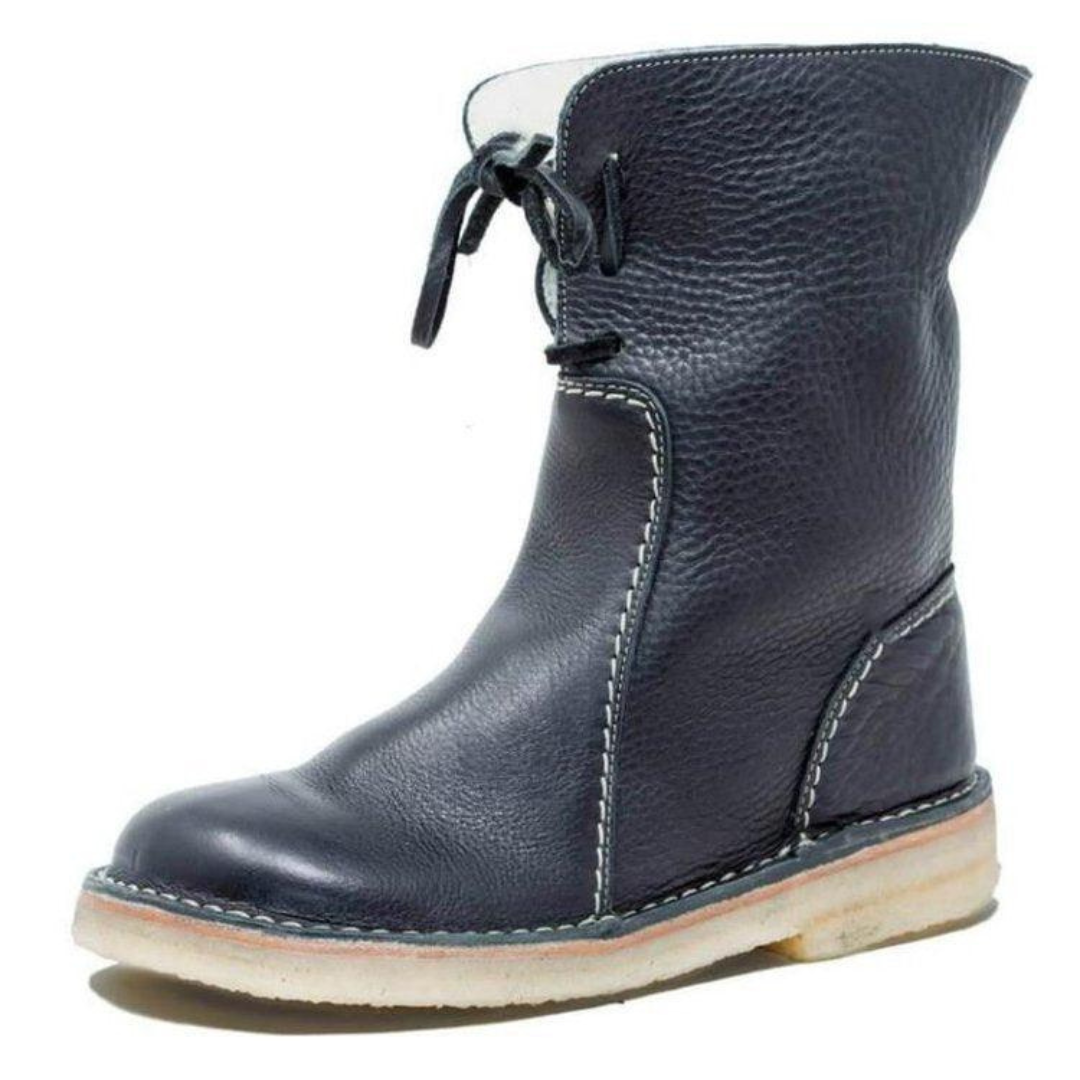 Agata | Structured Chunky Boots for Women