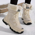SnowLuxe | Beige Waterproof Winter Boots 1