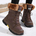 SnowLuxe | Beige Waterproof Winter Boots 3