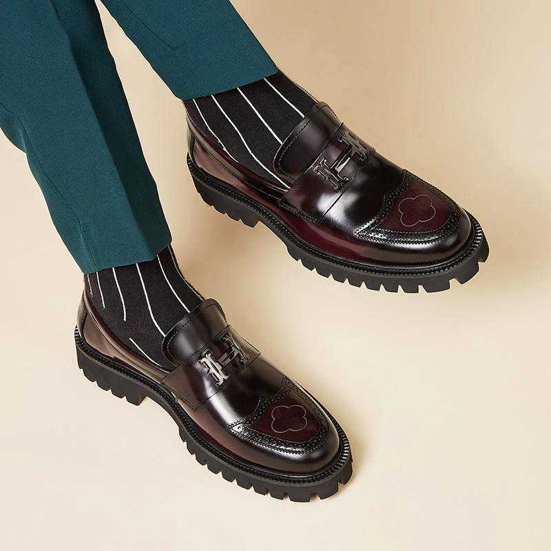 Callum | Chunky Sole Slip-On Loafers for Men