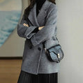 Megan | Double-Breasted Long Coat for Women 6