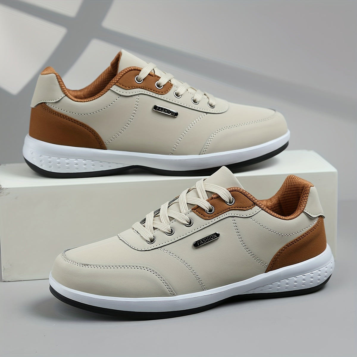 Maxwell | Cushioned Lace-Up Casual Sneakers for Men