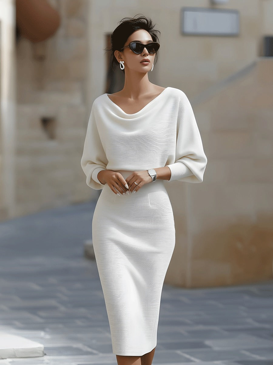 Clara | Chic Women's Bodycon Cocktail Midi Dress
