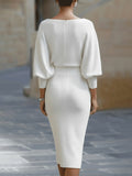Clara | Chic Women's Bodycon Cocktail Midi Dress 5