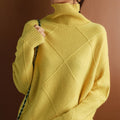 Natalie | Chunky Cable Knit Turtleneck Sweater for Women 2