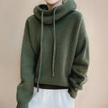 Elfriede | Oversized Knit Turtleneck Hoodie Sweater for Women 2