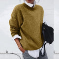 Mathilda | Oversized Cashmere Blend Crew Neck Sweater for Women 1