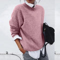 Mathilda | Oversized Cashmere Blend Crew Neck Sweater for Women 3