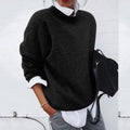 Mathilda | Oversized Cashmere Blend Crew Neck Sweater for Women 5