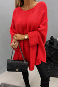 Mia | Chunky Knit Batwing Sleeve Sweater for Women 5