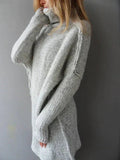 Frieda | Chunky Knit Longline Turtleneck Sweater for Women 3