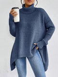 Lotte | Oversized Ribbed Turtleneck Sweater for Women 1