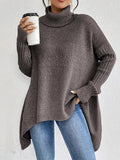 Lotte | Oversized Ribbed Turtleneck Sweater for Women 3