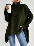 Lotte | Oversized Ribbed Turtleneck Sweater for Women 4