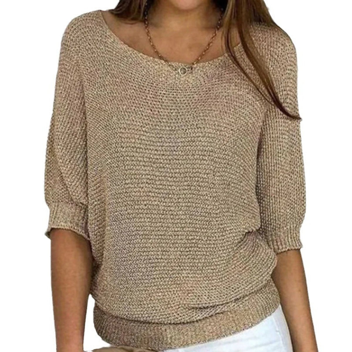 Lena | Lightweight Knit Batwing Sweater for Women