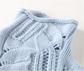 Carla | Pointelle Cable Knit Turtleneck Sweater for Women 1
