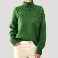 Katrin | Lightweight Cable Knit Turtleneck Sweater for Women 2