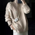 Wilma | Oversized Zip-Front Cable Knit Sweater for Women 3