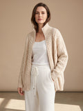 Wilma | Oversized Zip-Front Cable Knit Sweater for Women 1